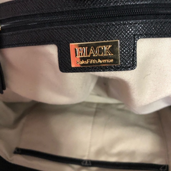 Saks Fifth Ave BLACK Label tote/shoulder bag - Picture 4 of 8